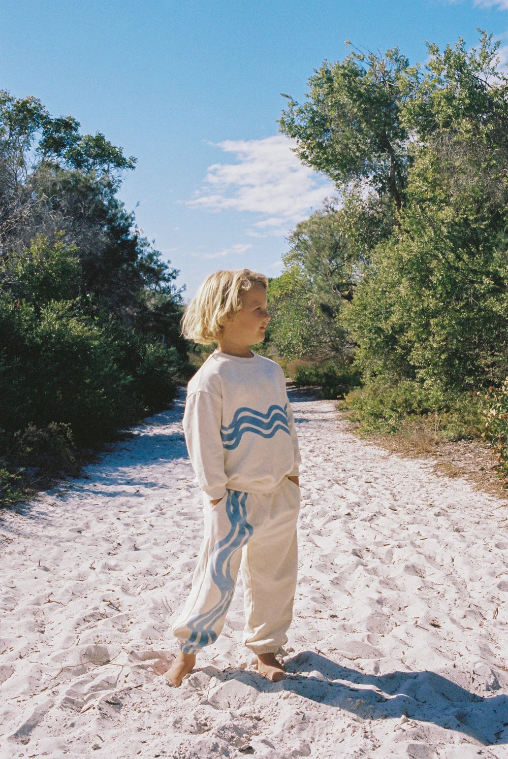 Wave French Pullover Terry ivory