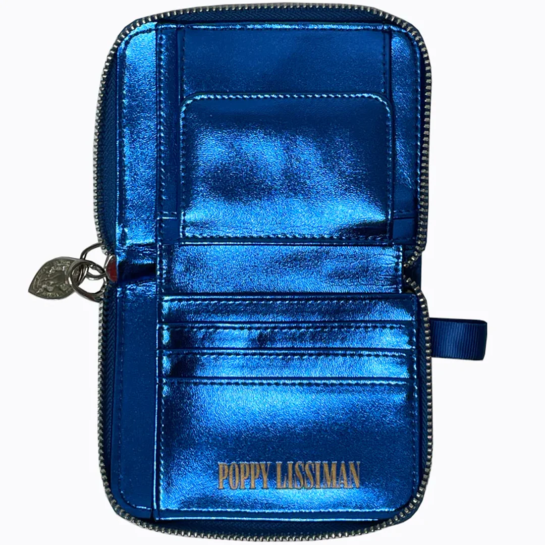 Croc Wallet Electric Blue