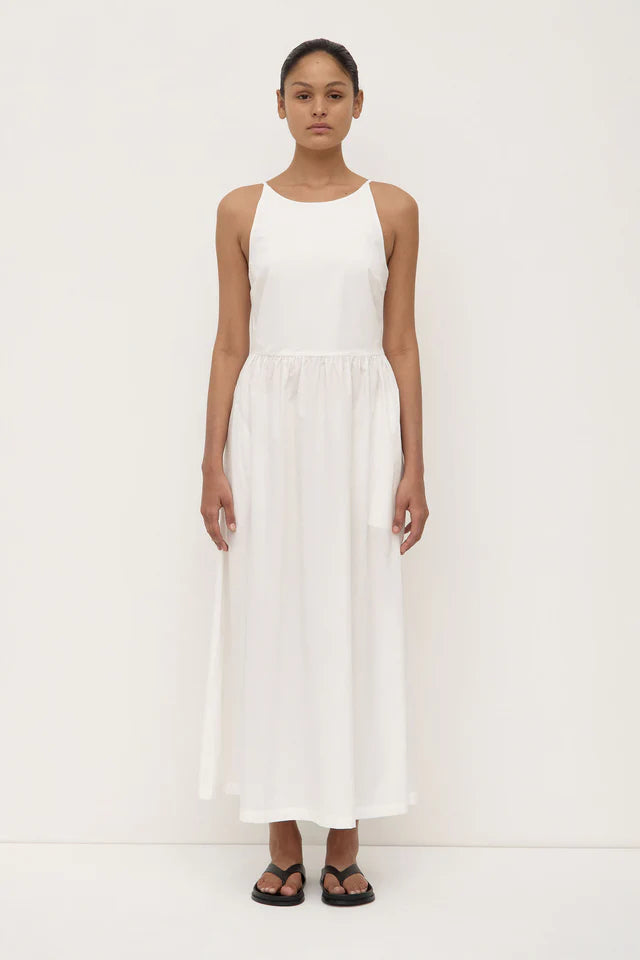 Posie Midi Dress White