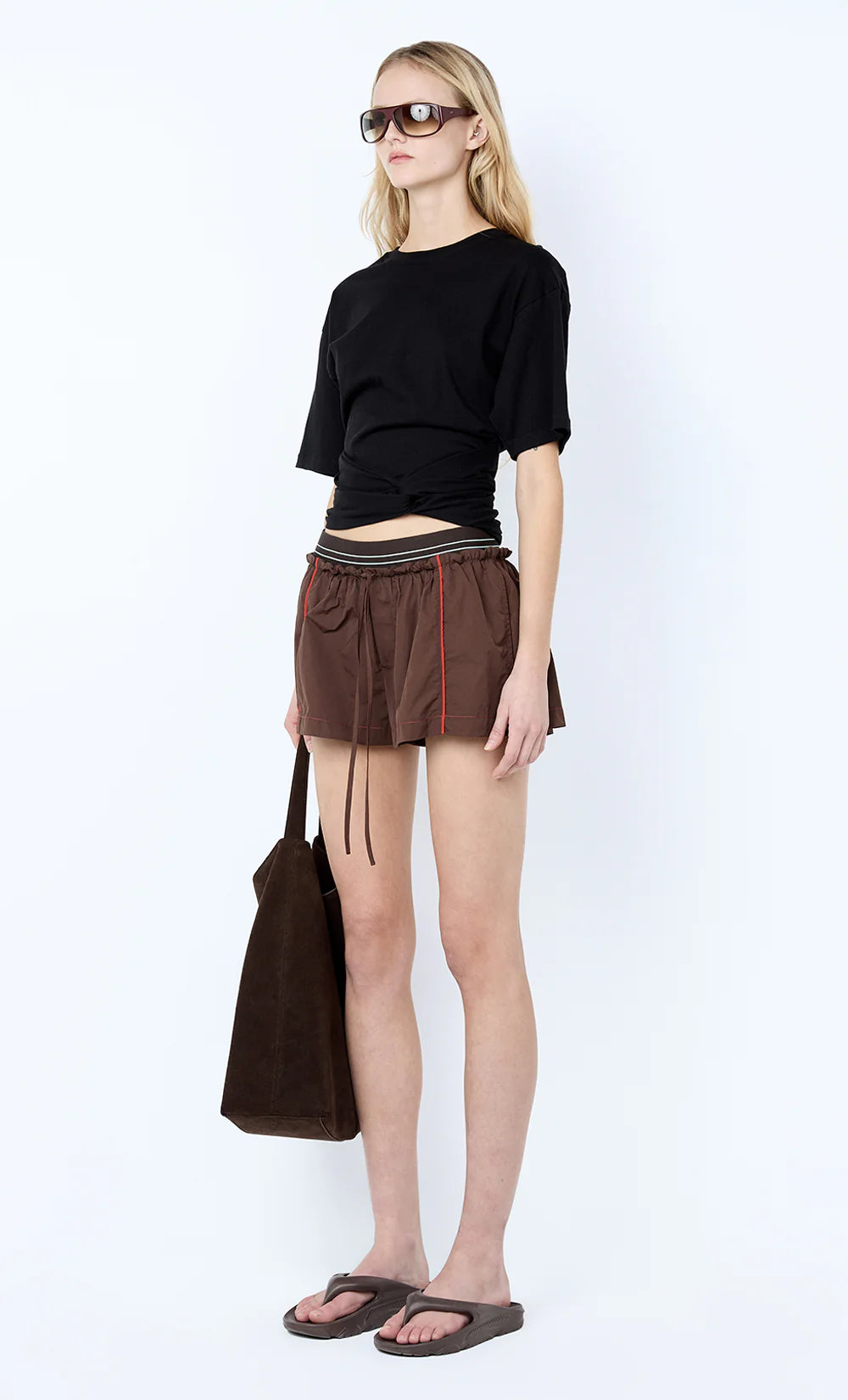 Cyprus Twist Tee Black