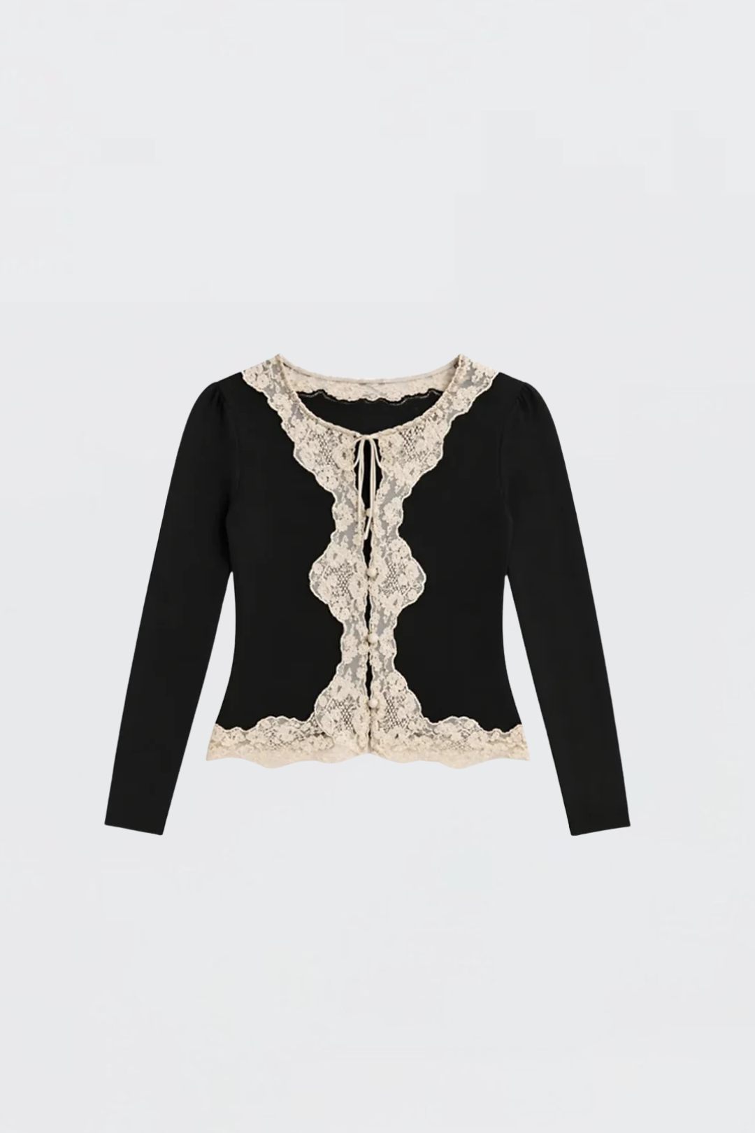Rixo Tassia Merino Cashmere Cardigan Black