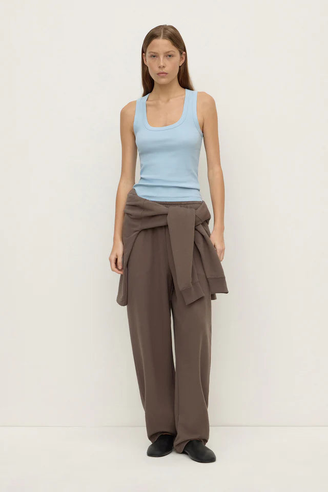 Robyn Scoop Neck Rib Tank Breeze