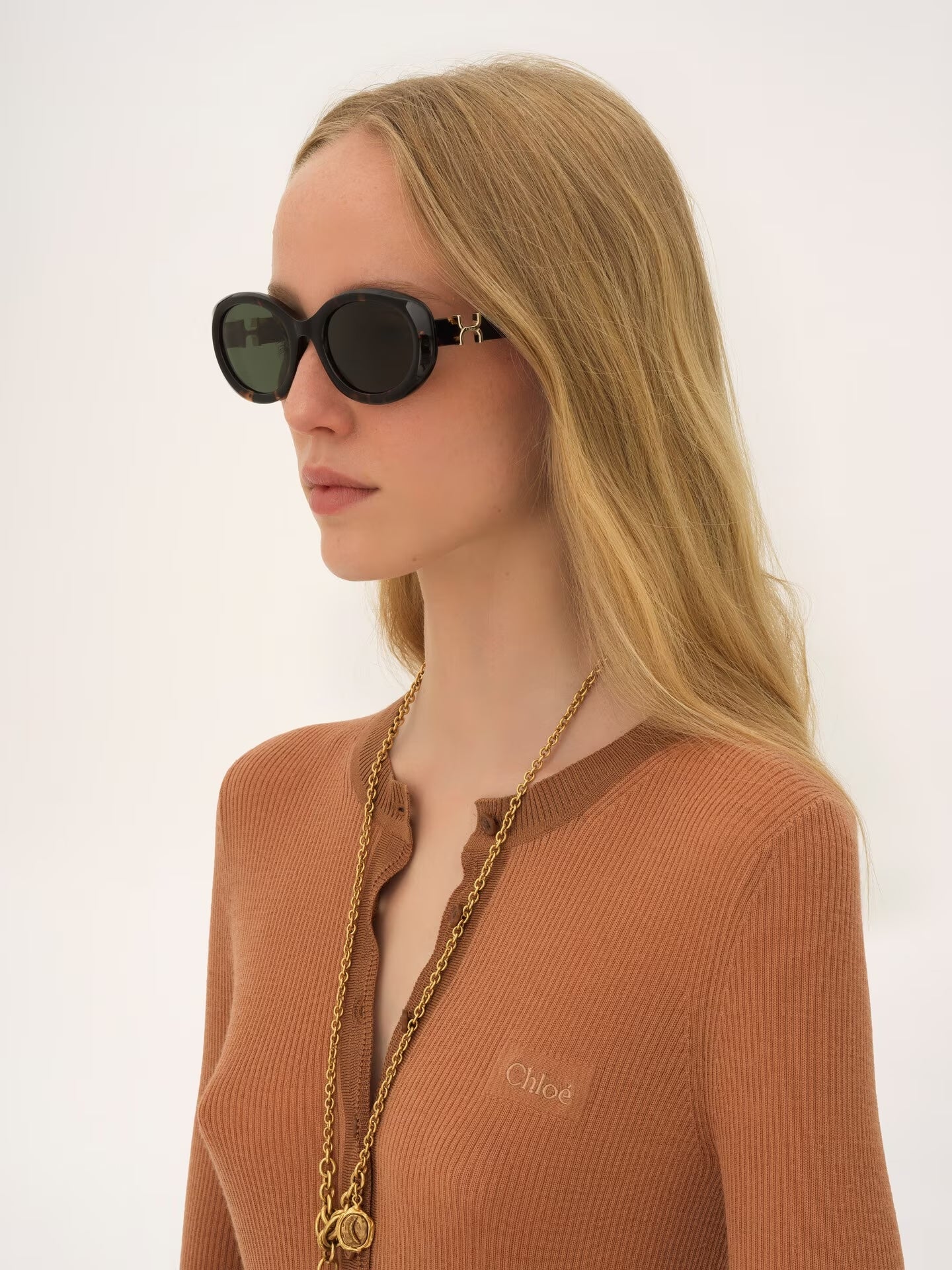 Chloe Marcie Sunglasses CH0323SK002 Havana