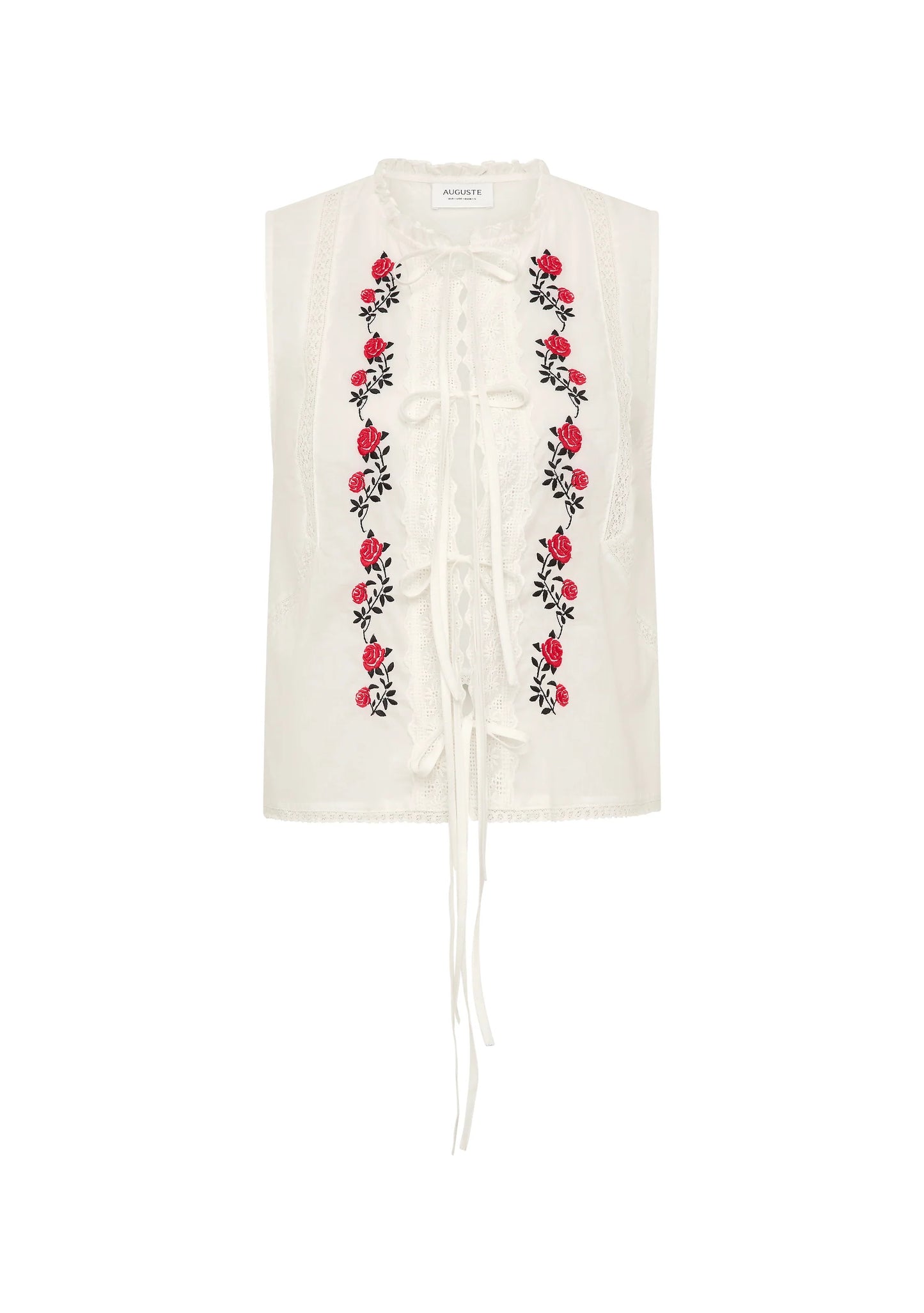 Bellamy Embroidered Blouse White