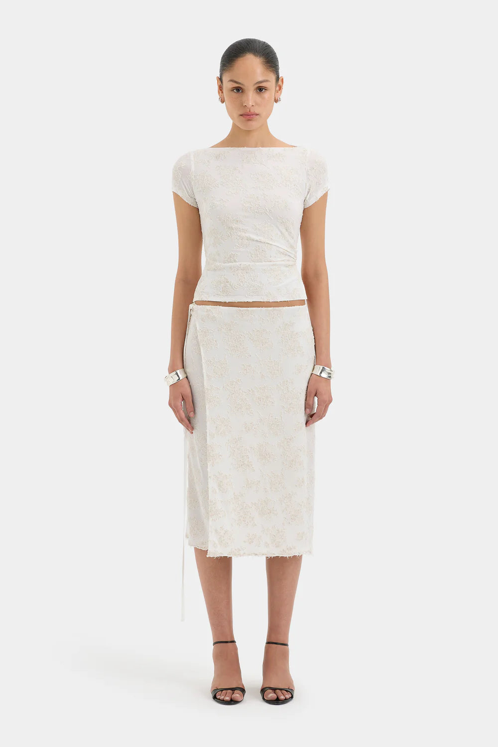Blanca Wrap Skirt Ivory
