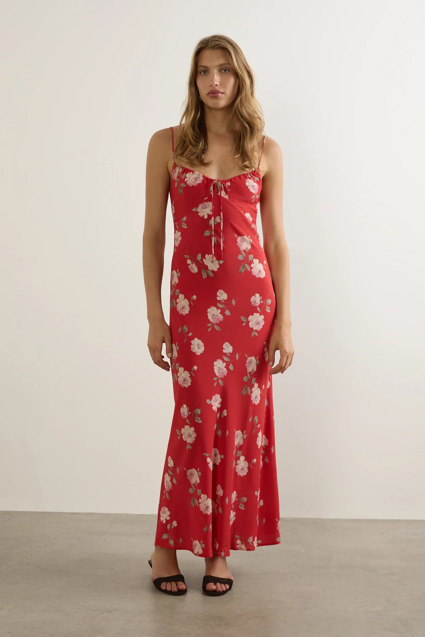 Anne Tie Slip Maxi Dress