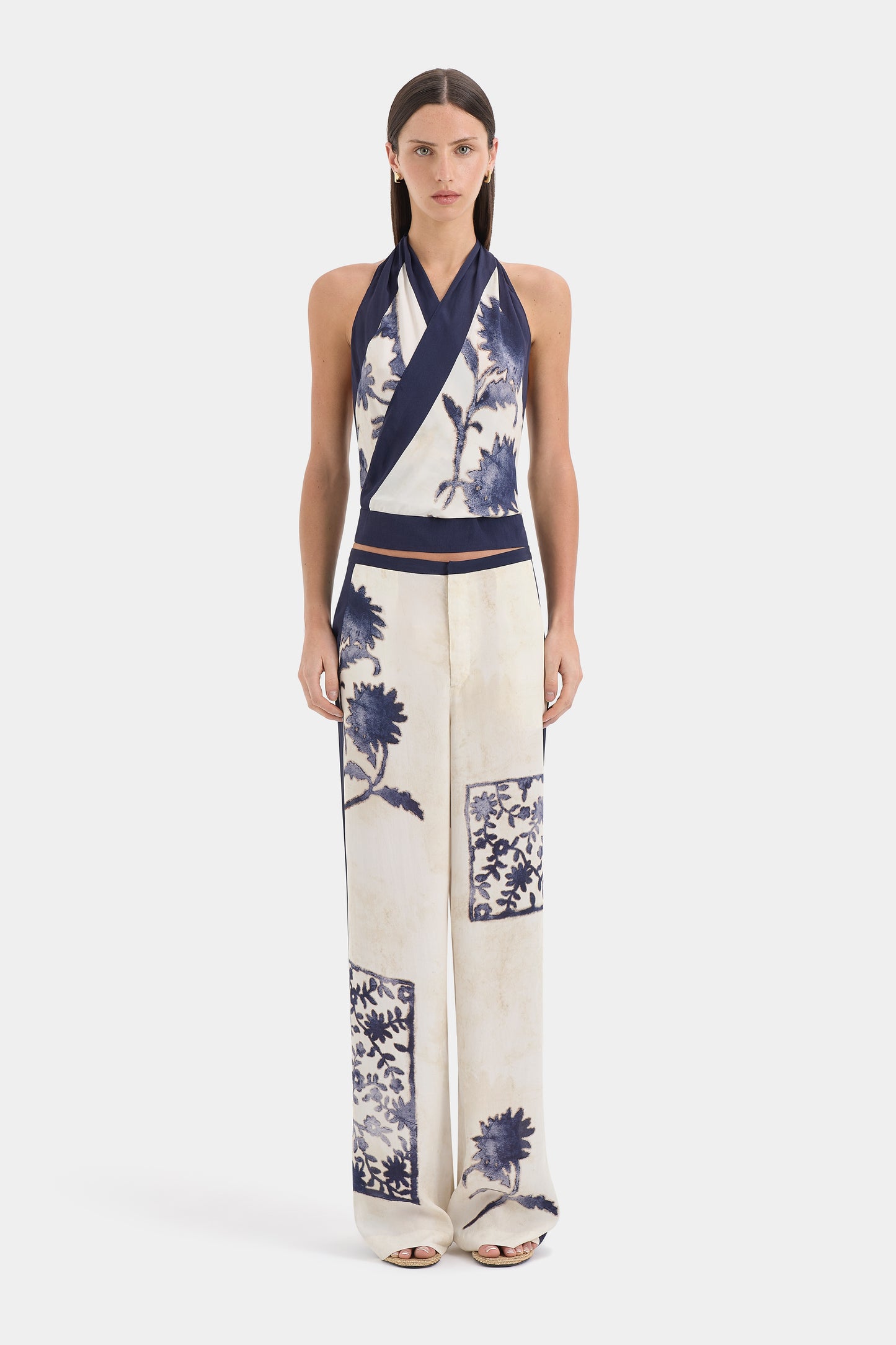 Phillipa Halter Scarf Top