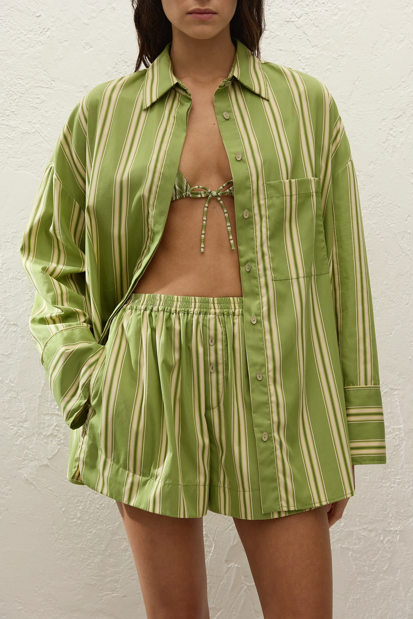 Lonia Short Ombre Stripe Juniper