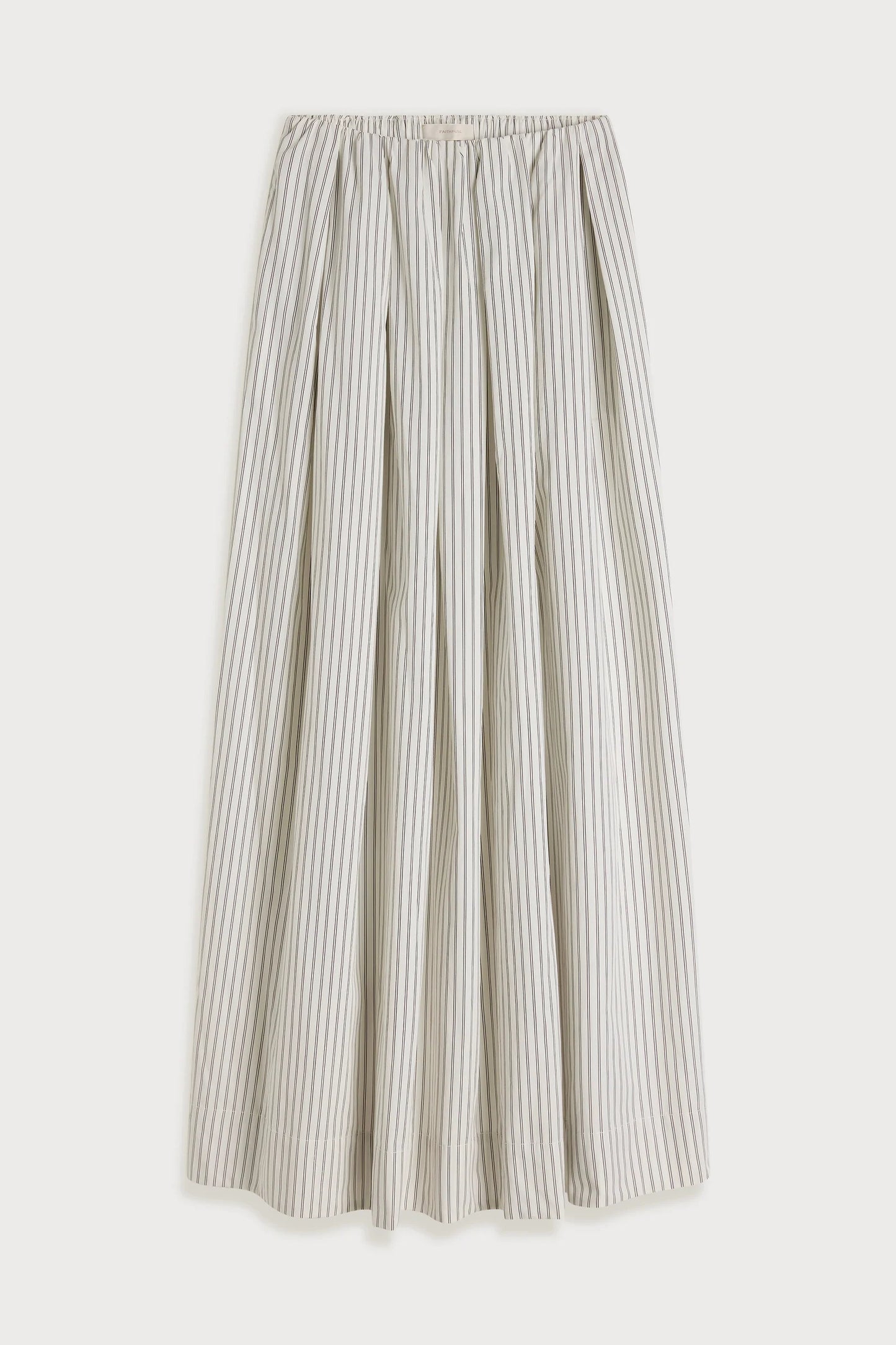 Faithfull Eliana Skirt Olivia Stripe Ecru