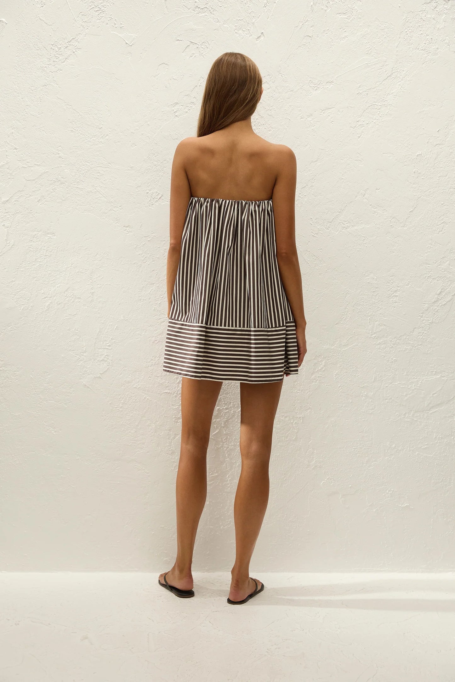 Faithfull Camila Mini Dress Rita Stripe Port