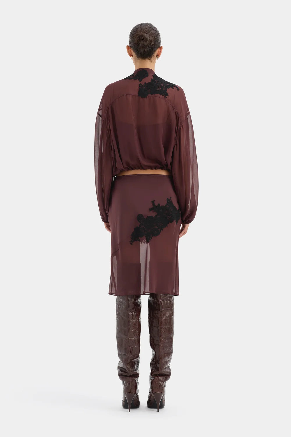 Sir Noria Bomber Dark Plum