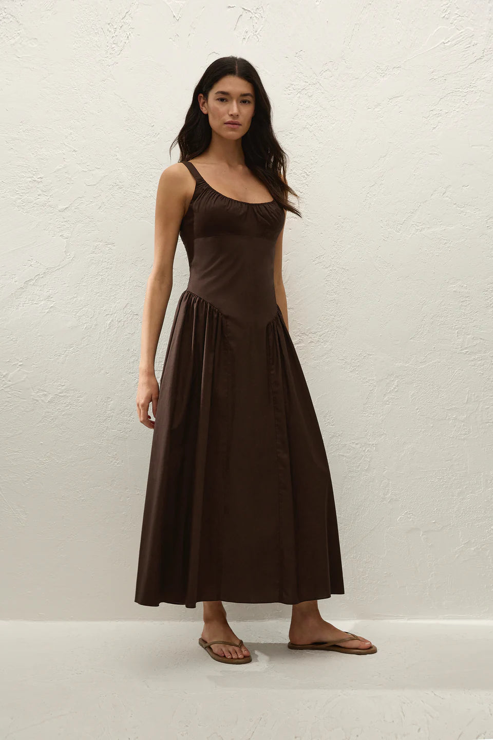 Marcella Midi Dress Espresso