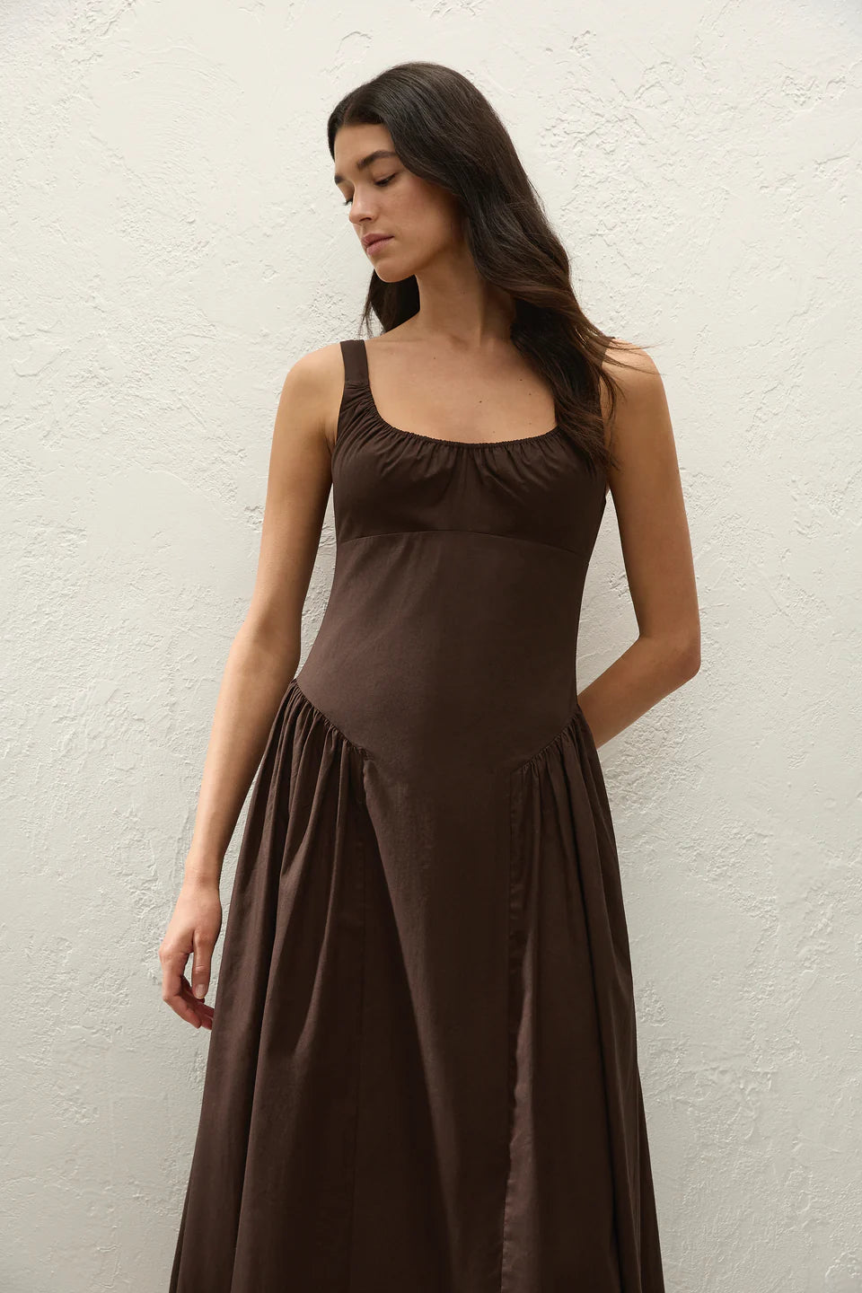 Marcella Midi Dress Espresso