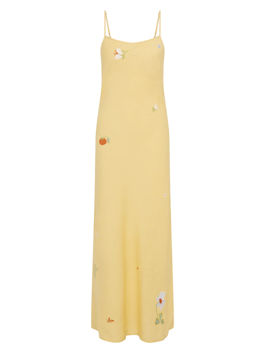 Lana Dress Charm Embroidery