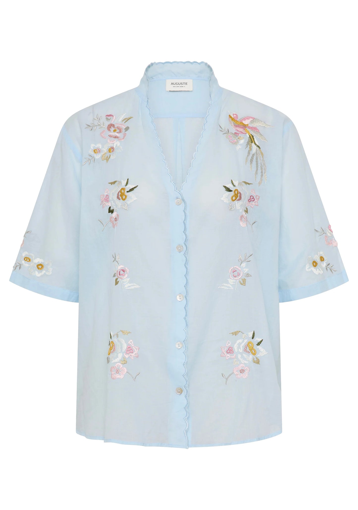 Viola Embroidered Blouse blue