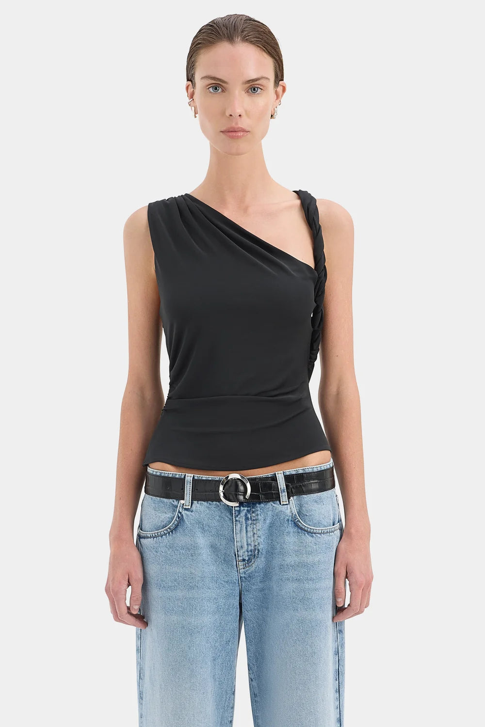 Sir Olenna Twist Top Black