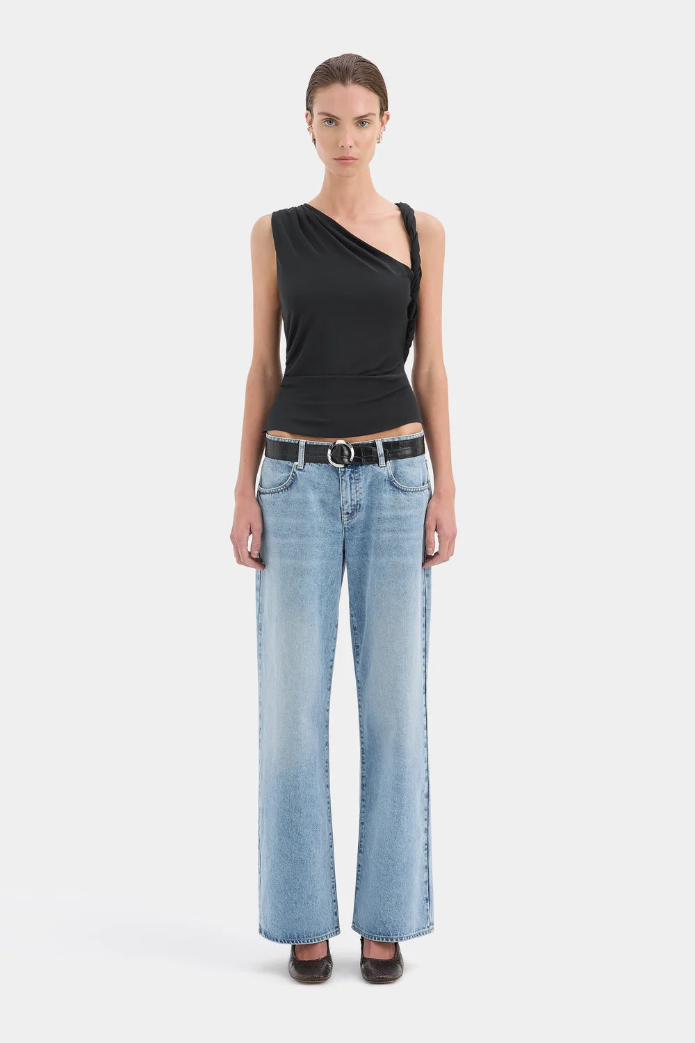 Sir Olenna Twist Top Black