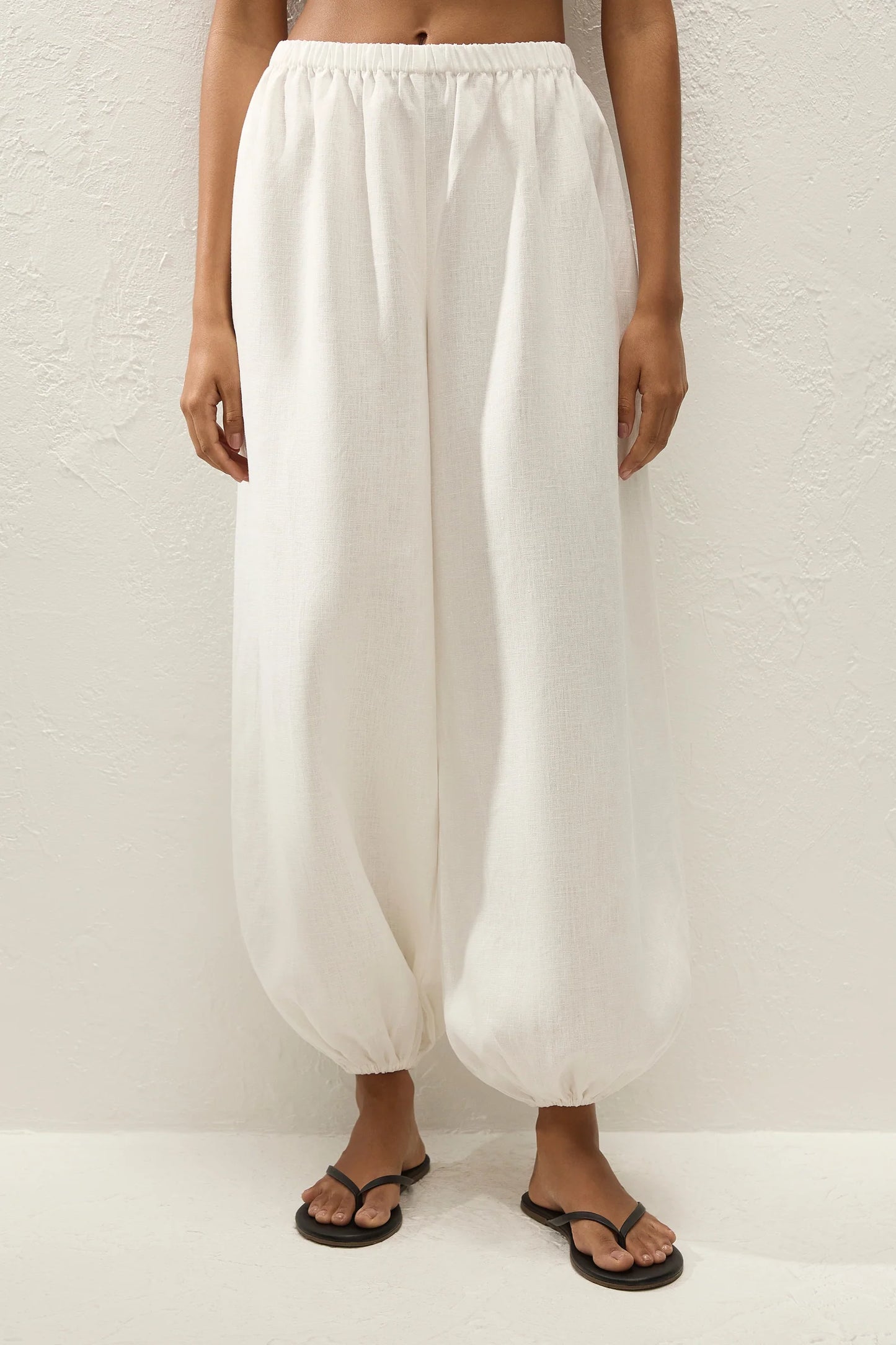 Faithfull Kortez Balloon Pant White