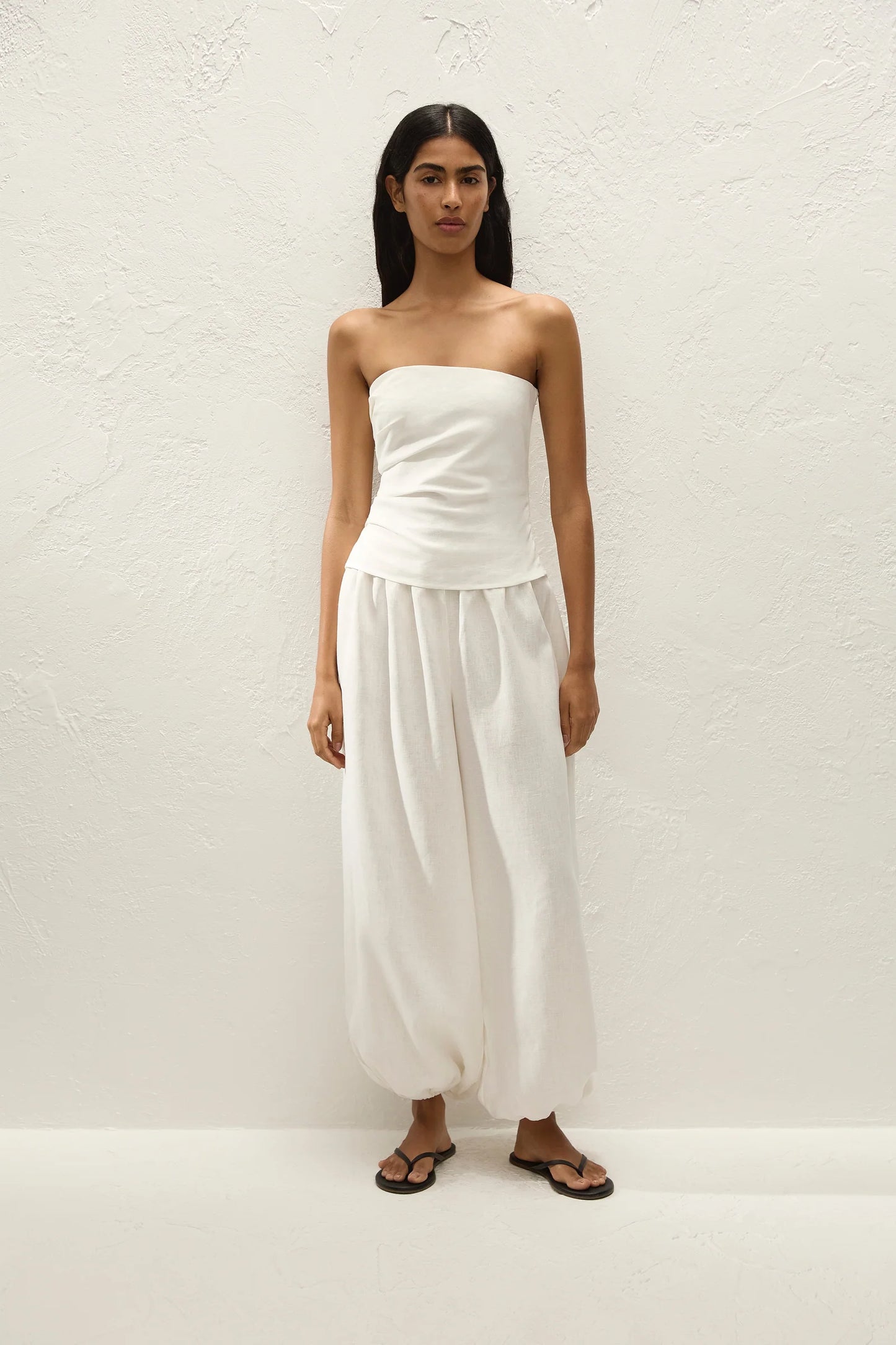 Faithfull Kortez Balloon Pant White