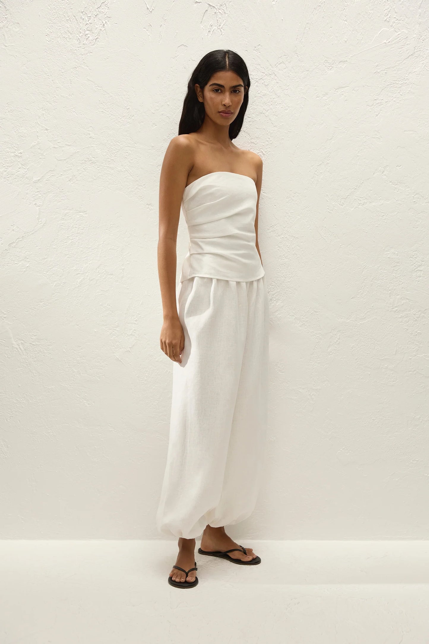 Faithfull Kortez Balloon Pant White
