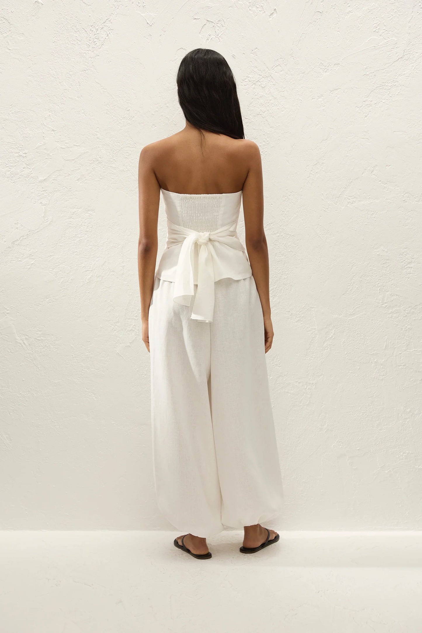 Faithfull Kortez Balloon Pant White