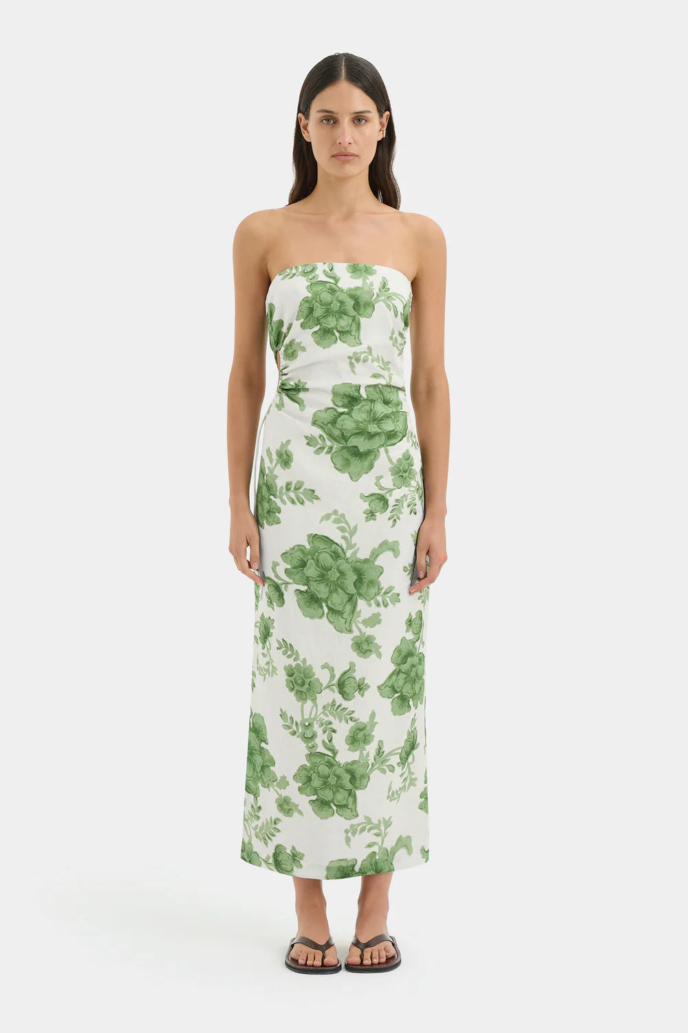 Gardella Strapless Midi Dress