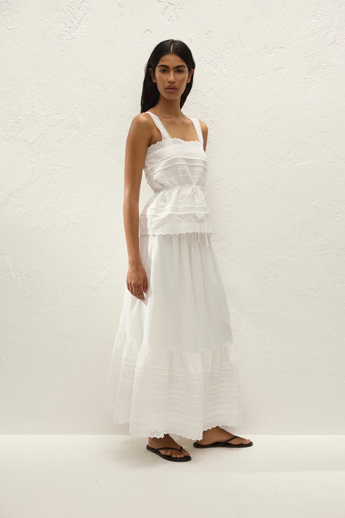 Faithfull Dalila Top Fernanda Lace Antique White