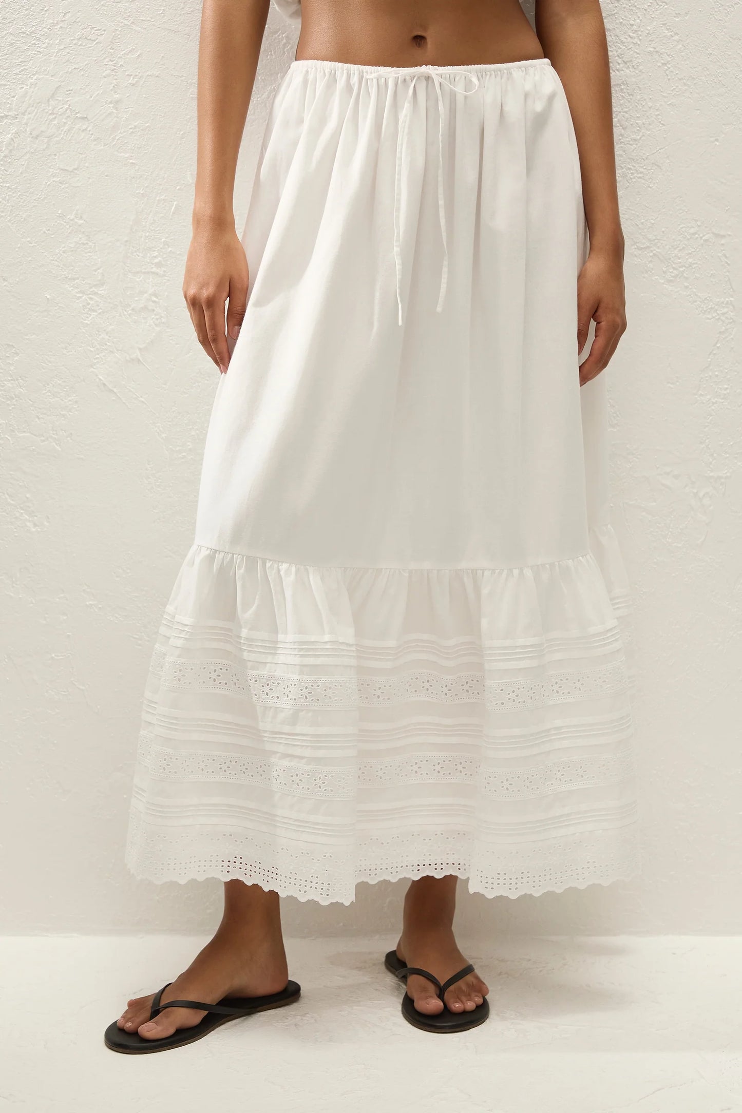 Faithfull Dalila Skirt Fernanda Lace Antique White