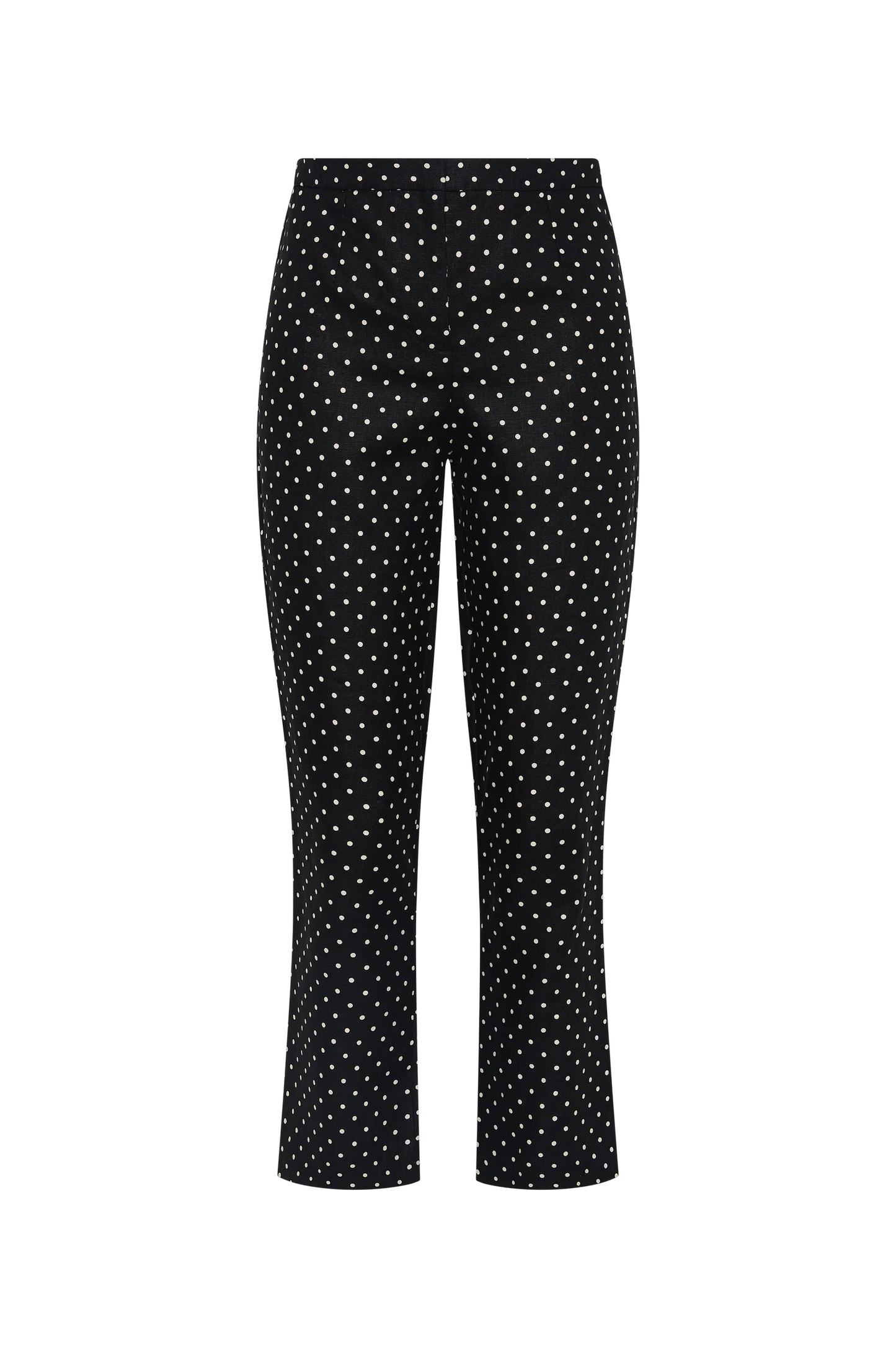 Iria Capri Pant Lola Polka Dot Black Cream