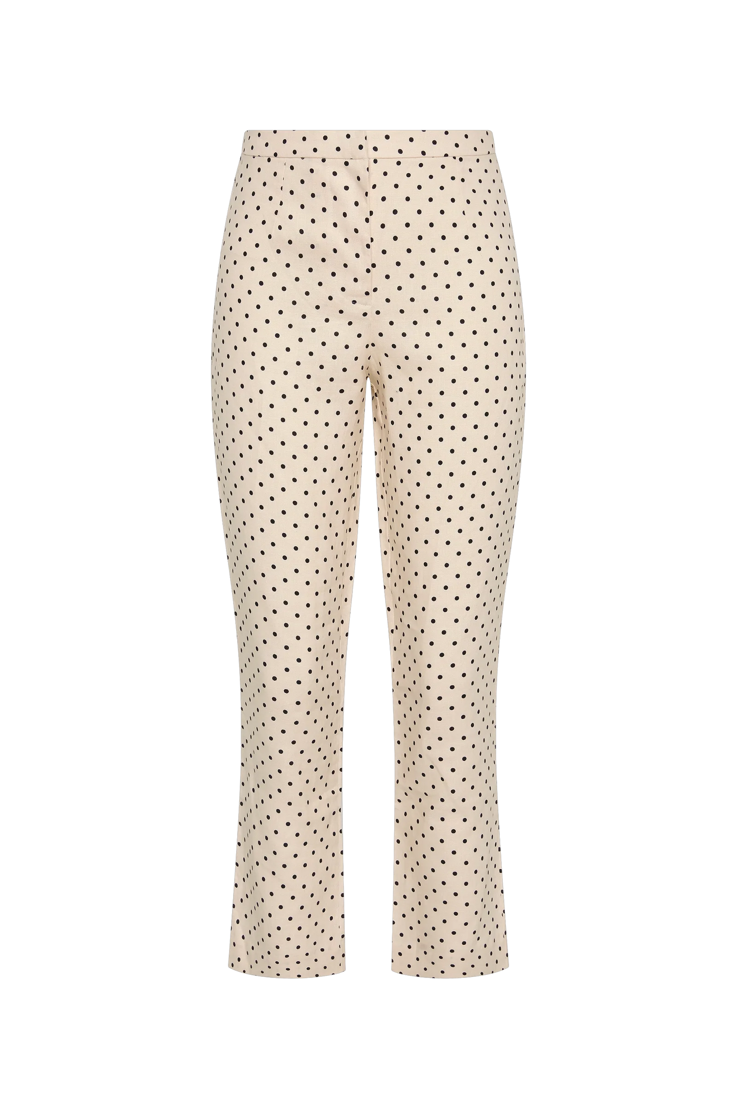 Iria Capri Pant Lola Polka Dot Cream Black