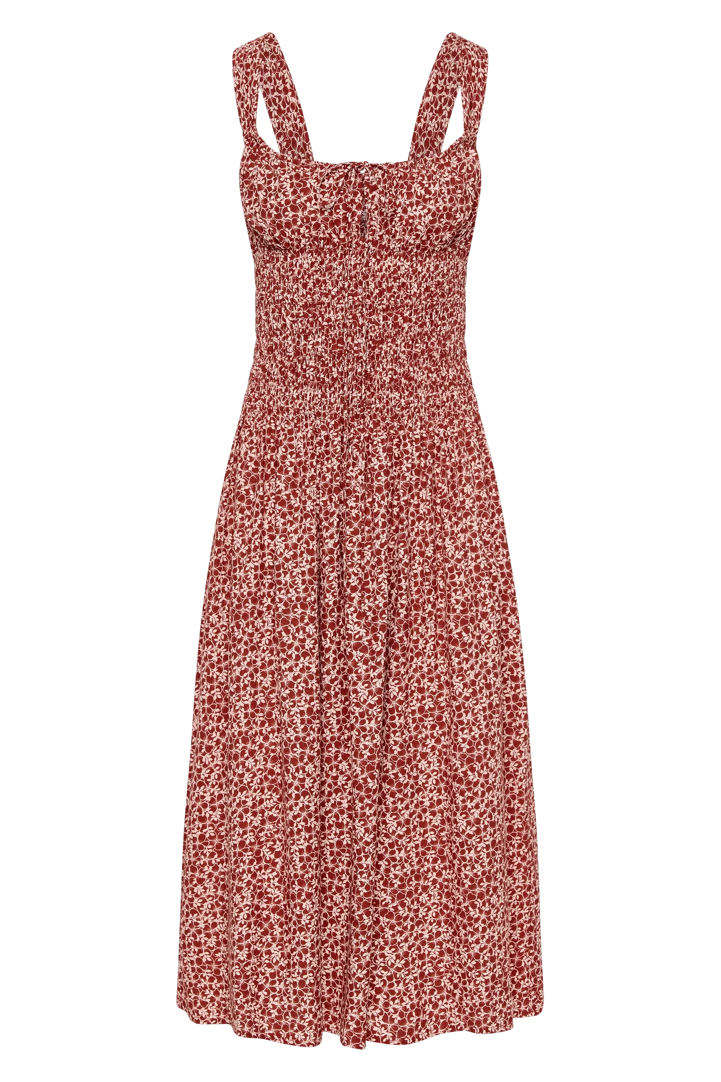 Yerres Dress Peony Garnet