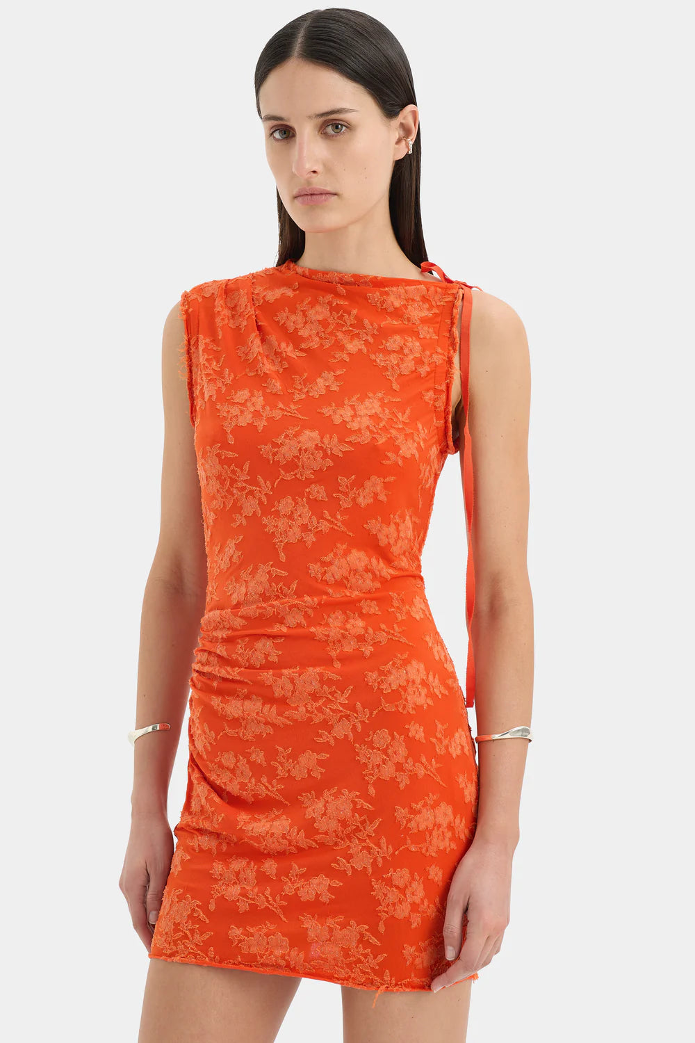 Blanca Mini Dress Tangerine