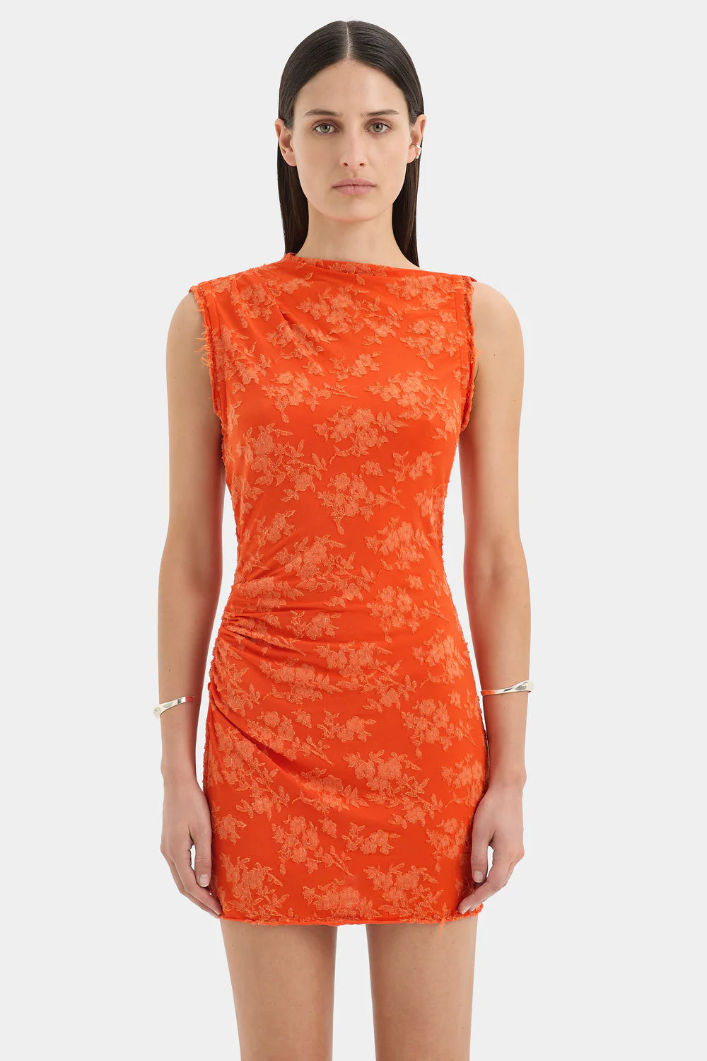 Blanca Mini Dress Tangerine