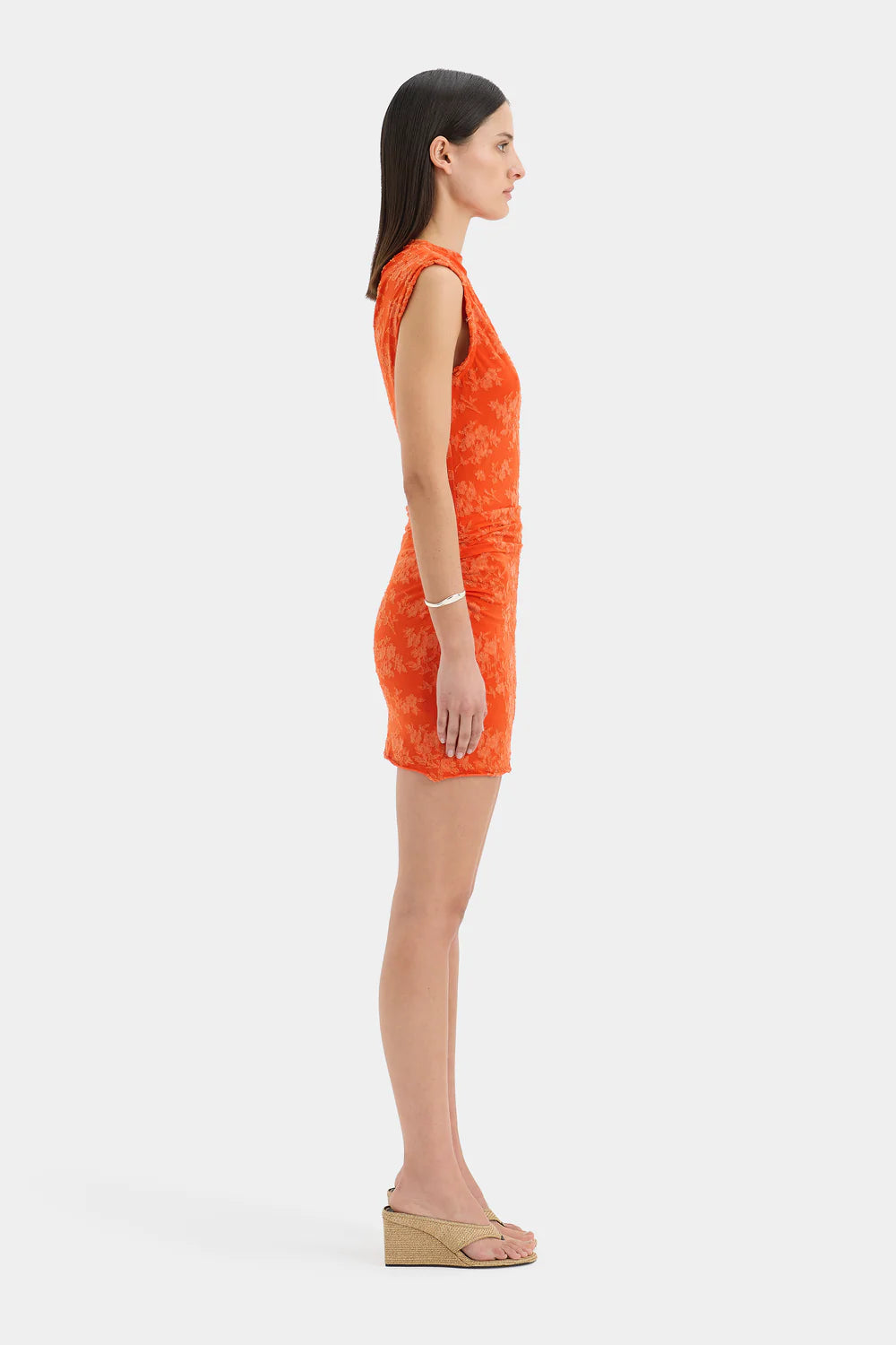 Blanca Mini Dress Tangerine