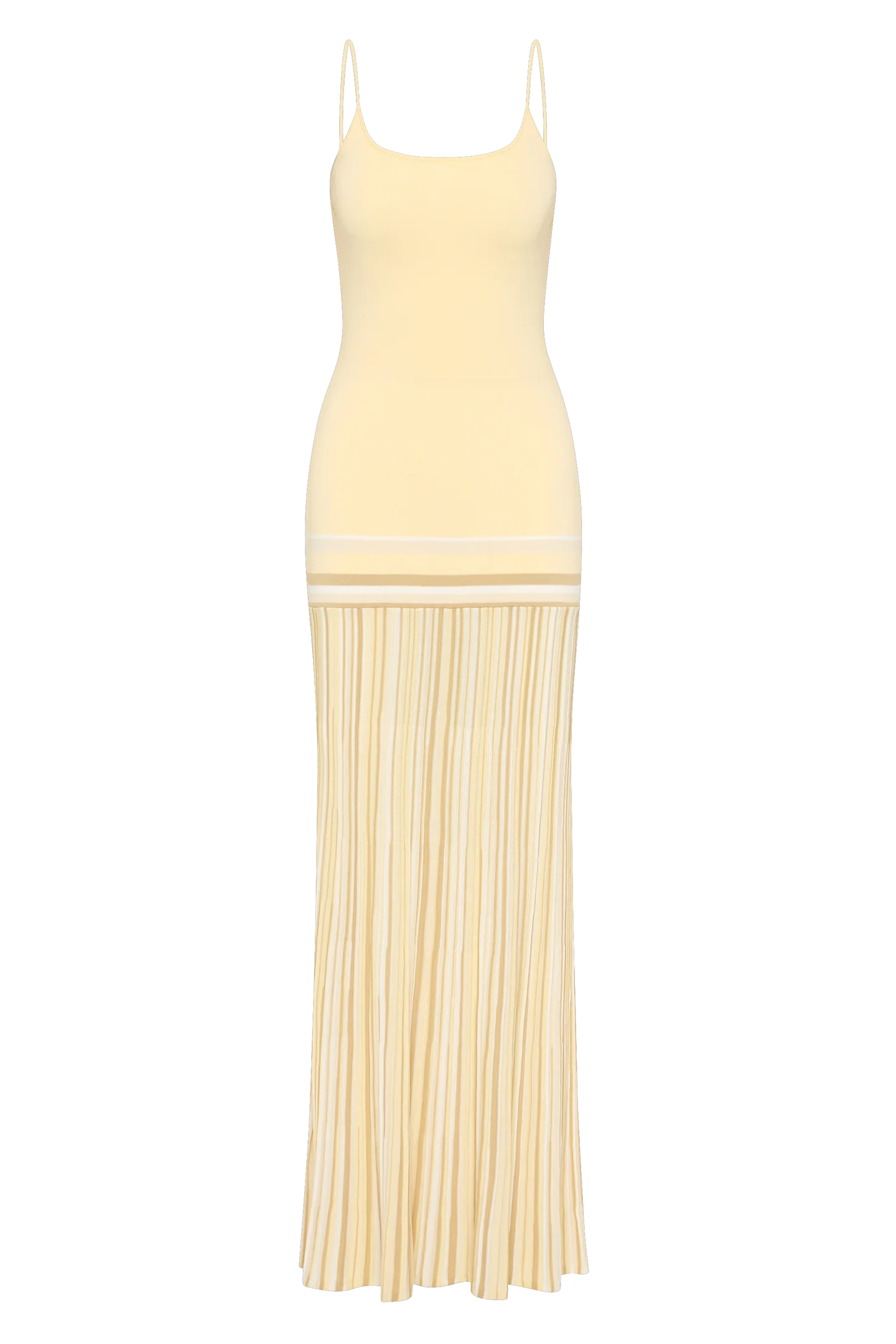 Citara Maxi Dress Butter Stripe