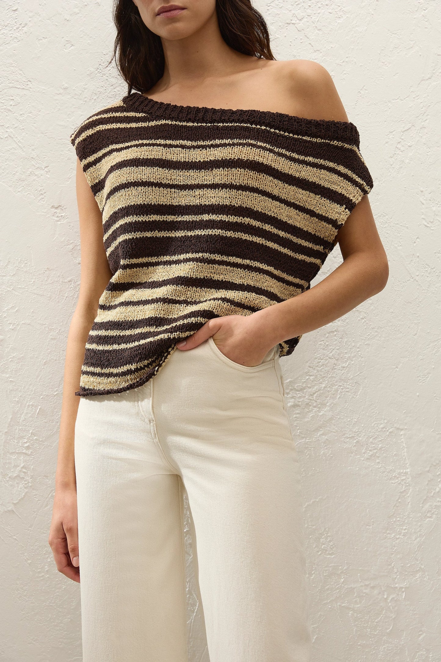 Micah Top Carob Wheat