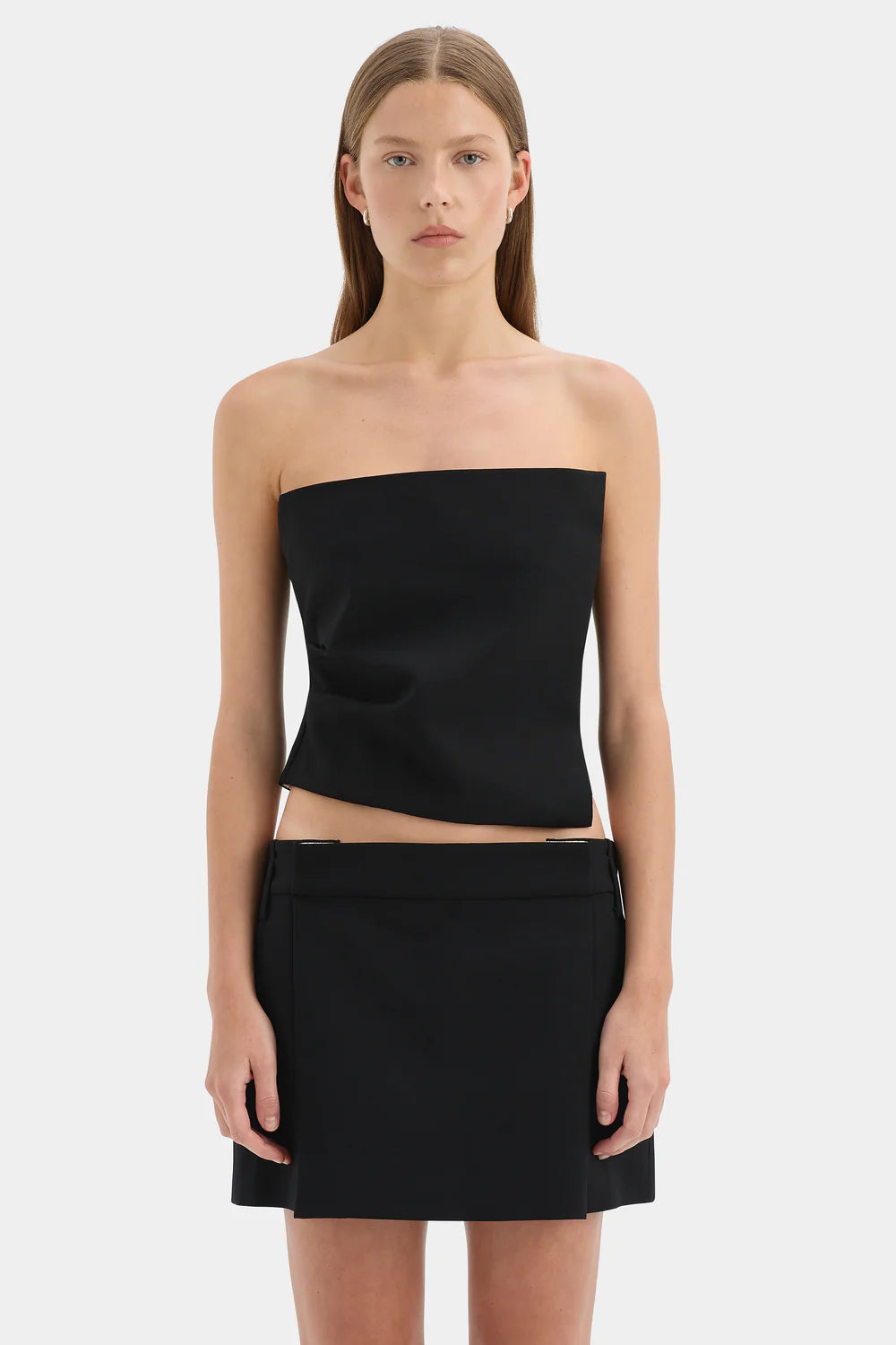 Rivoli Pleated Bodice Black