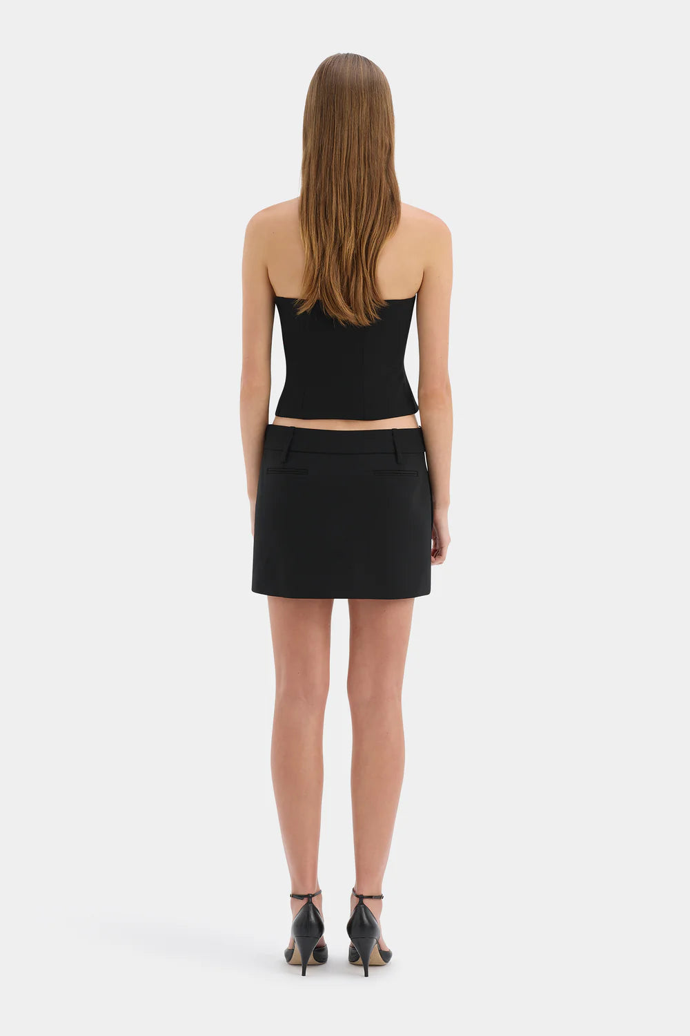 Rivoli Pleated Bodice Black