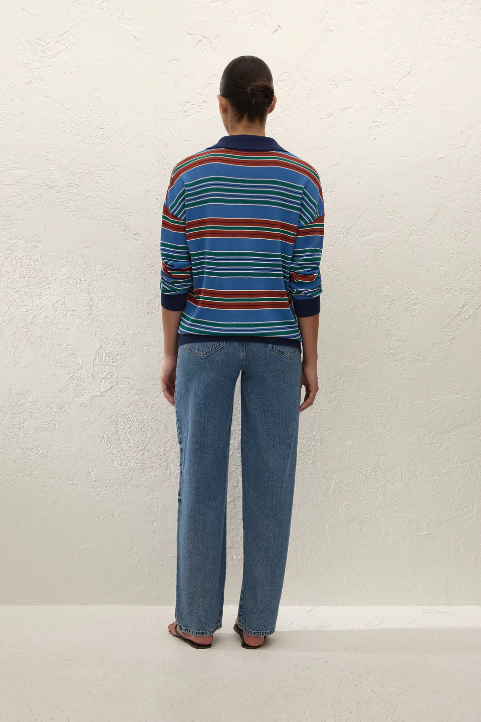 Harlow Oversized Polo Juan Stripe