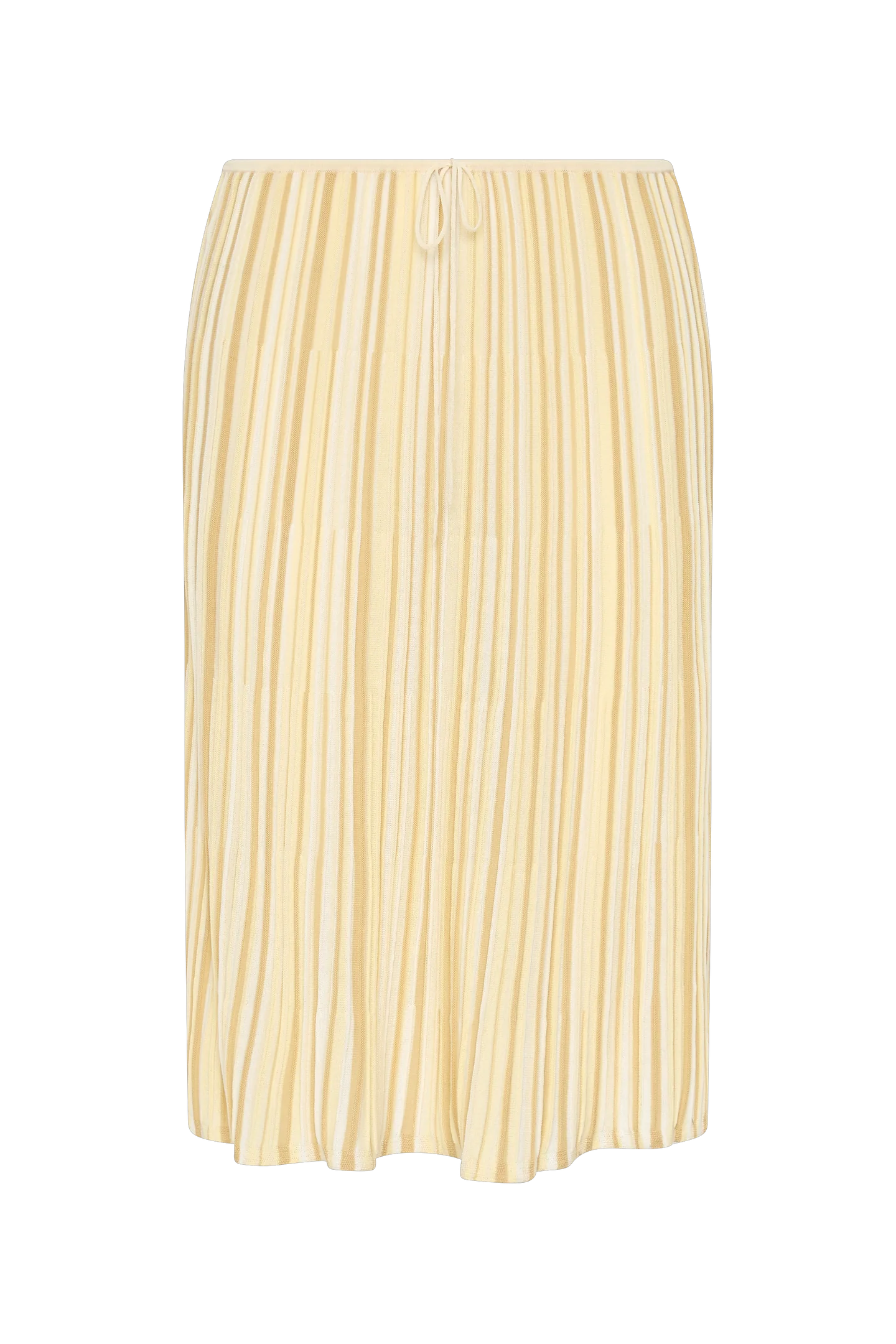 Citara Drawstring Skirt Butter Stripe