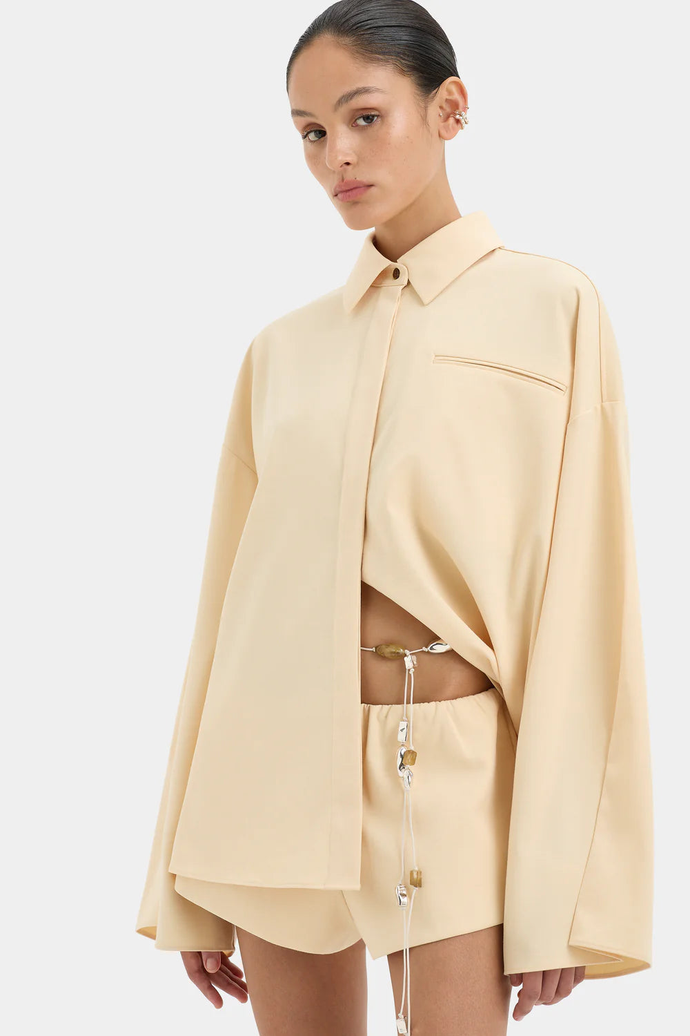 Sabina Gathered Mini Short