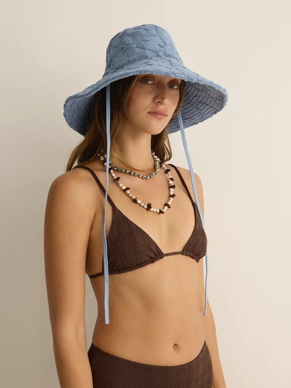 Soleil Soleil Towelling Sun Hat Solstice Tide