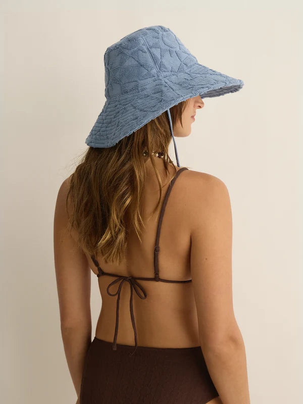 Soleil Soleil Towelling Sun Hat Solstice Tide