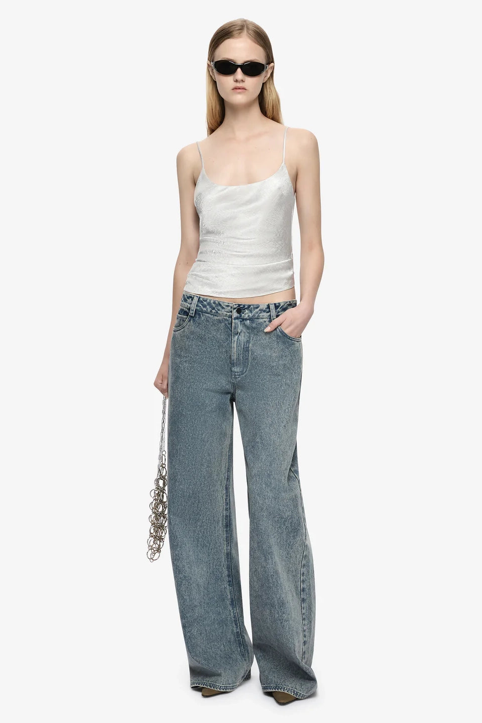 Bec and Bridge Juna Scoop Top Silver