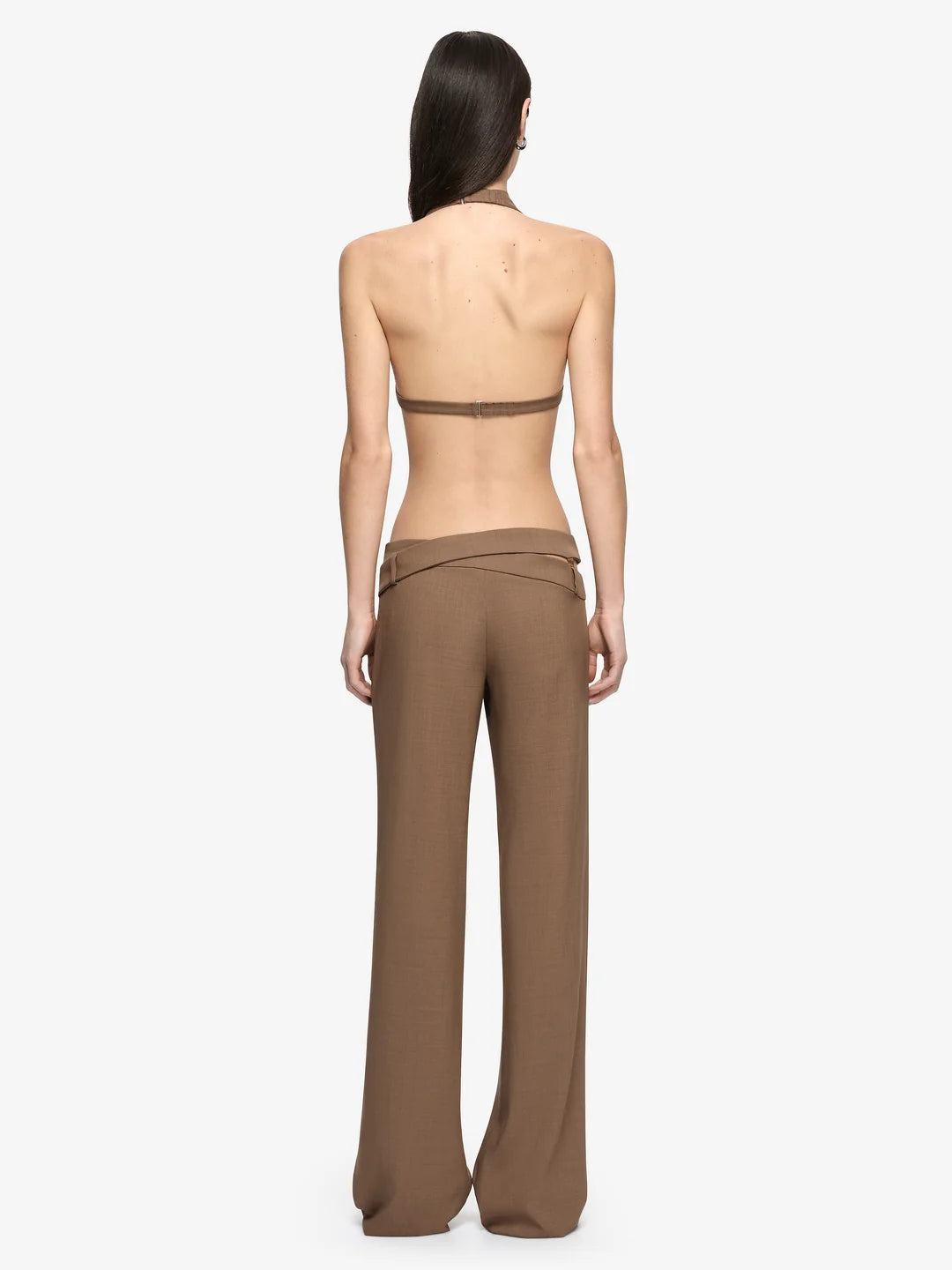 Bec and Bridge Mika Drape Top Taupe