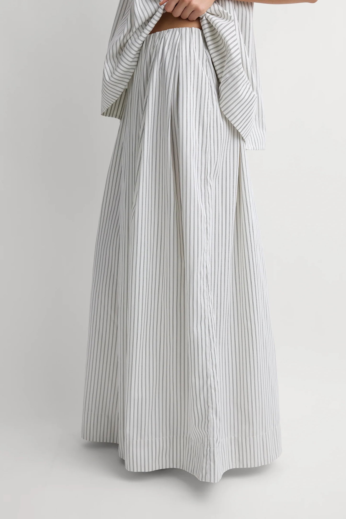 Faithfull Eliana Skirt Olivia Stripe Ecru