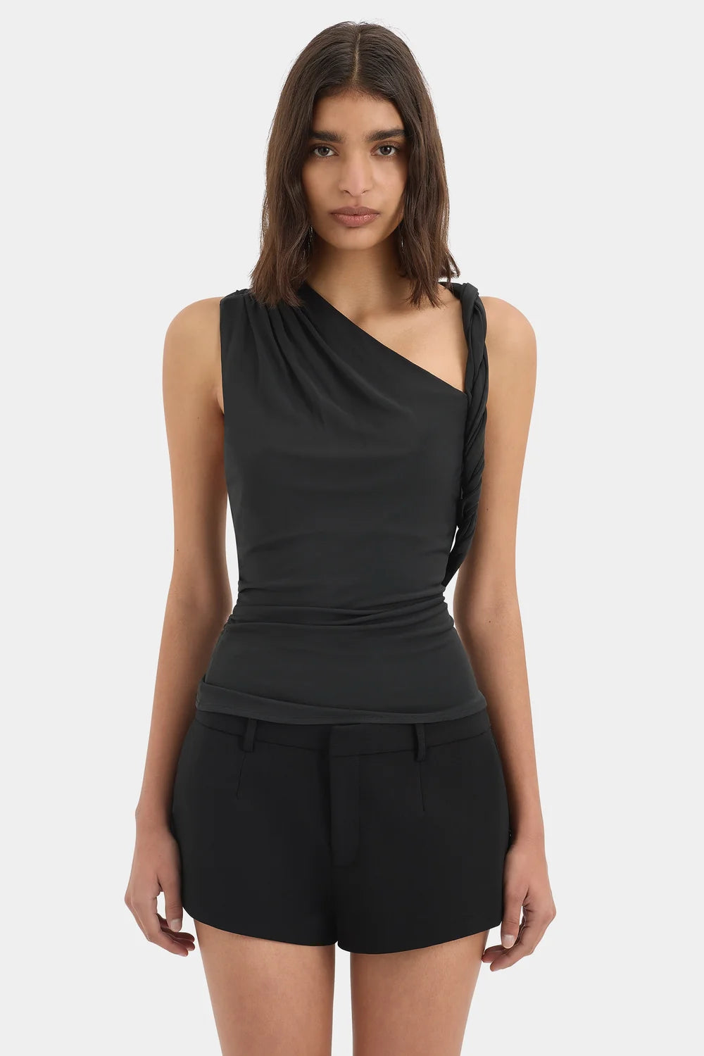 Sir Olenna Twist Top Black