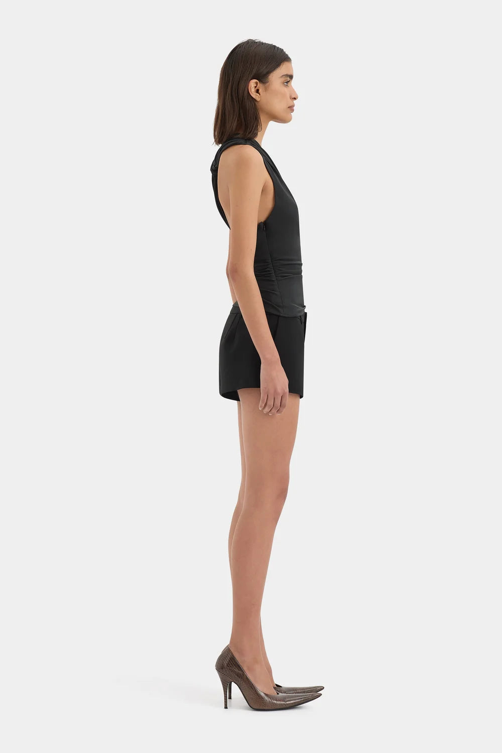 Sir Olenna Twist Top Black