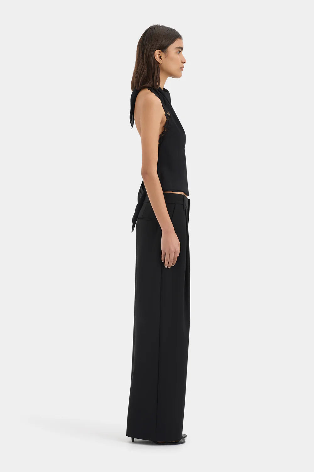 Sir Noria Halter Tie Top Black