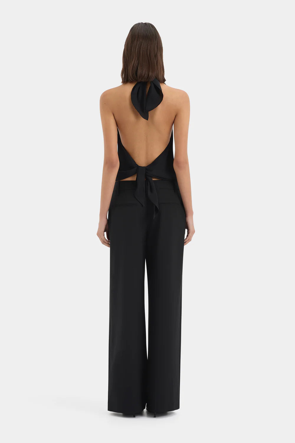 Sir Noria Halter Tie Top Black